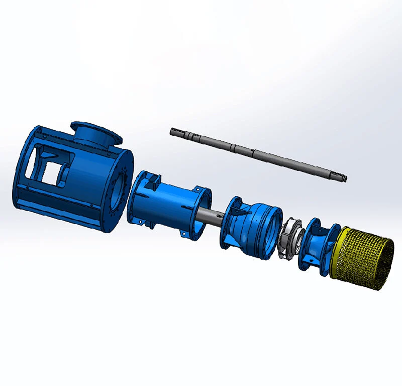 Насос турбинный полупогружной 1 Vertical Turbine Pump Vcp Design