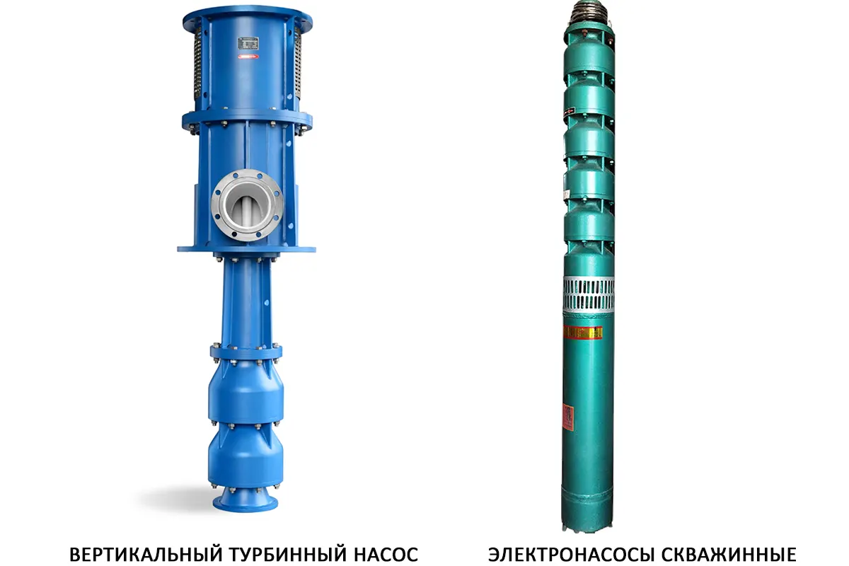 Вертикальный турбинный насос Vs Электронасосы скважинные